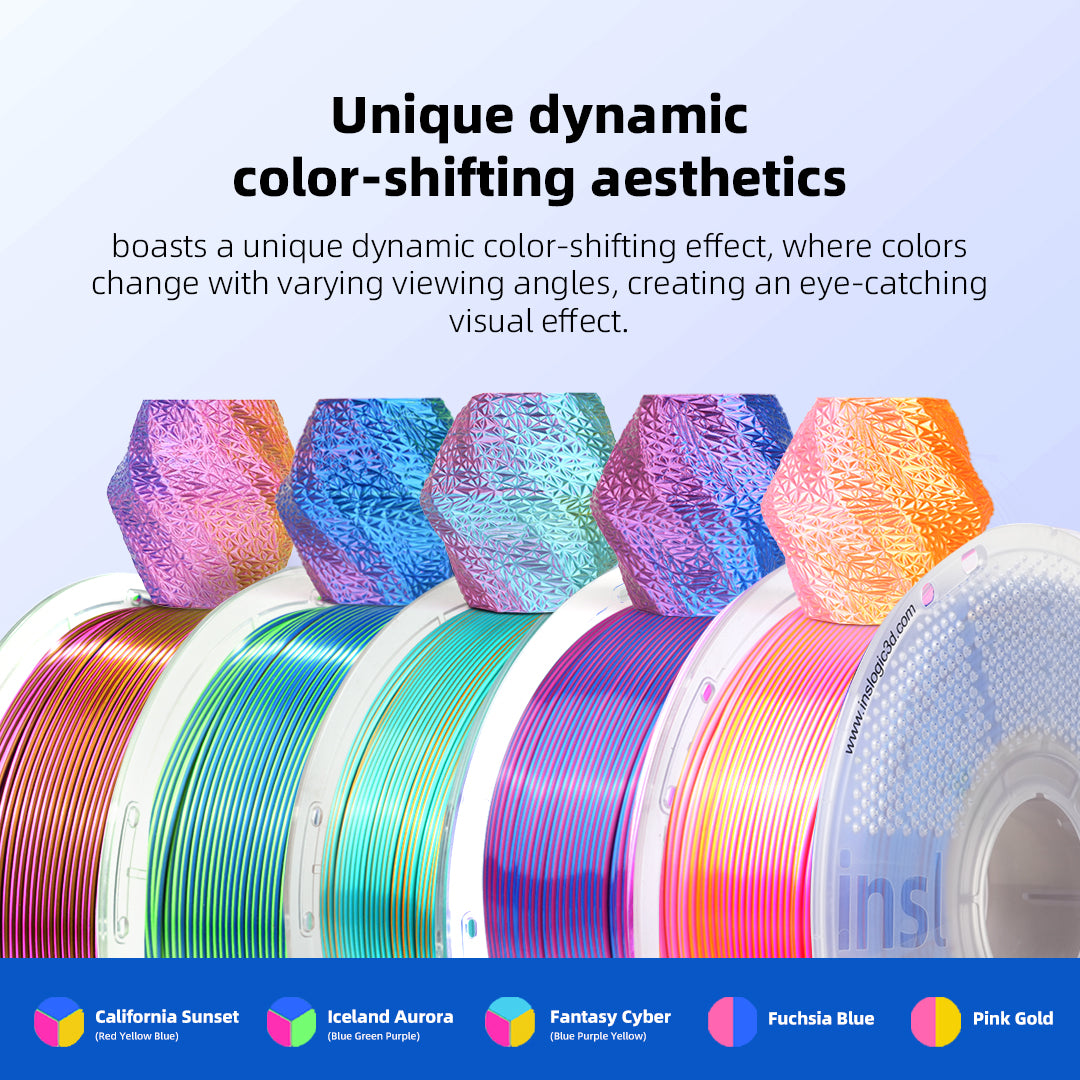 Inslogic PLA Multicolor Silk Filament